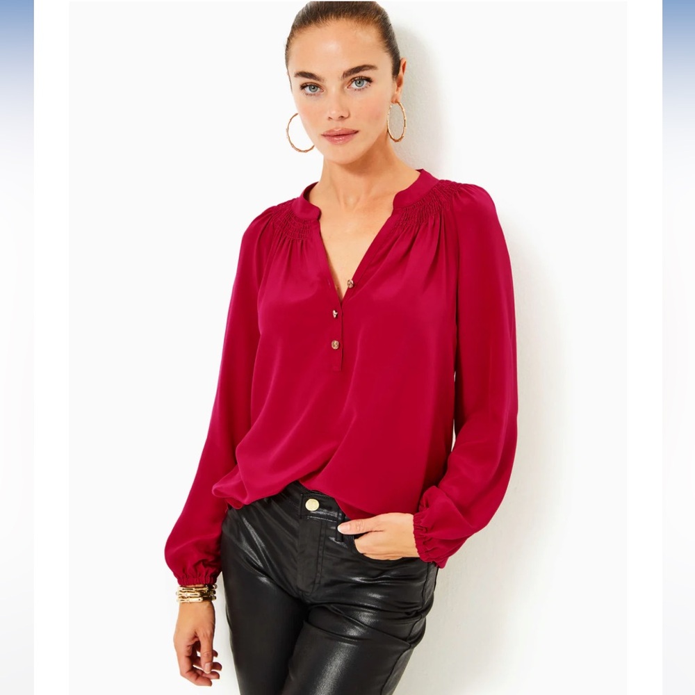 Lilly Pulitzer Elsa in Malbec Red
